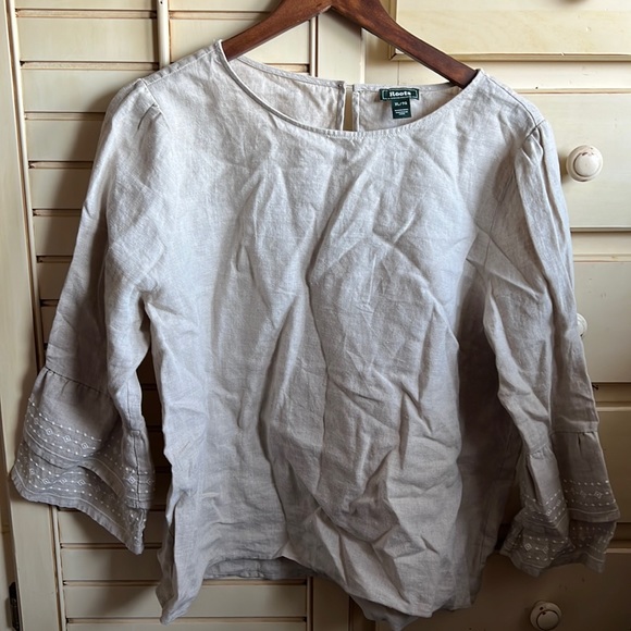 Roots Linen Blouse - Picture 1 of 4